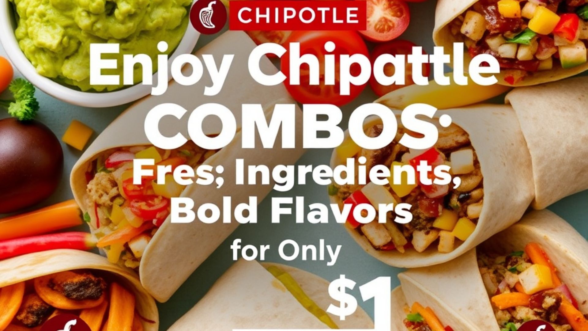 Enjoy Chipotle Combos: Fresh Ingredients, Bold Flavors for Only $1